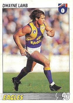 1993 Select AFL #4 Dwayne Lamb Front